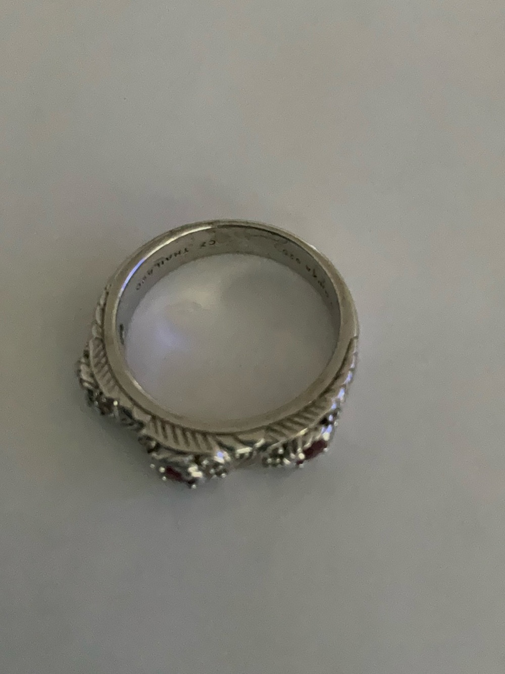 Judith Ripka Ruby ring - Picture 3 of 5